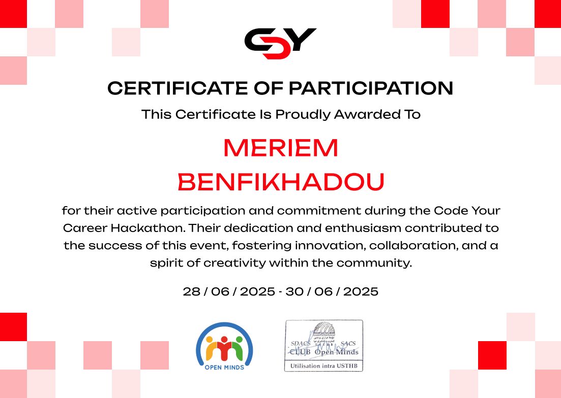 Code Your Career Hackathon